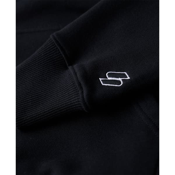 Superdry Sport Luxe Loose Tröja Med Huva Svart XS Kvinna