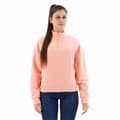 Miniatyrbild 1 av 7: Superdry Sport Tech Relaxed Half Tröja Med Halv Dragkedja Orange XS Kvinna