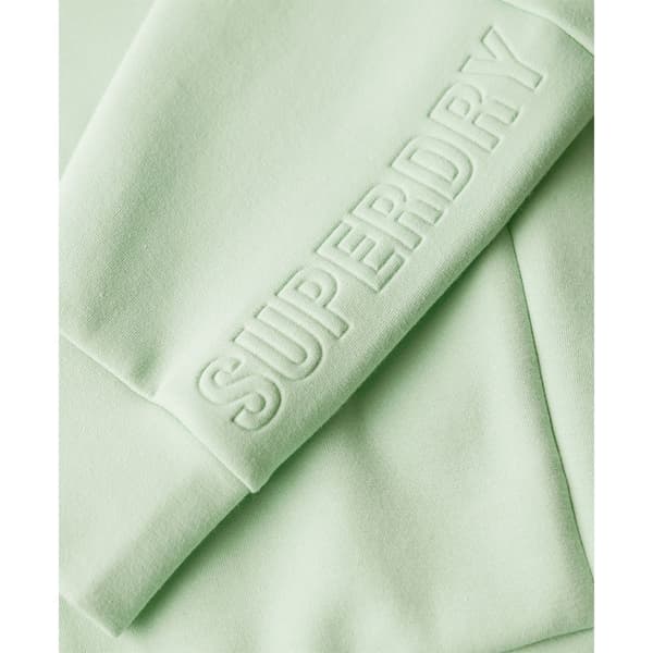 Superdry Sport Tech Relaxed Half Collegepaita Puolivetoketjulla Vihreä L Nainen