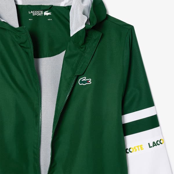 Lacoste Bh7439 Kokovetoketjullinen Collegepaita Vihreä 6 Mies