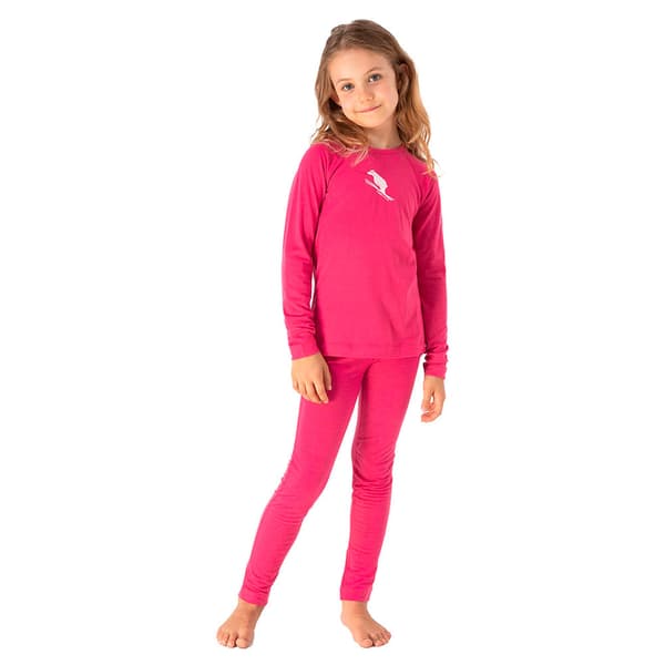 Super.natural Flear175 T-shirt Med Lange ærmer Rosa 140 cm