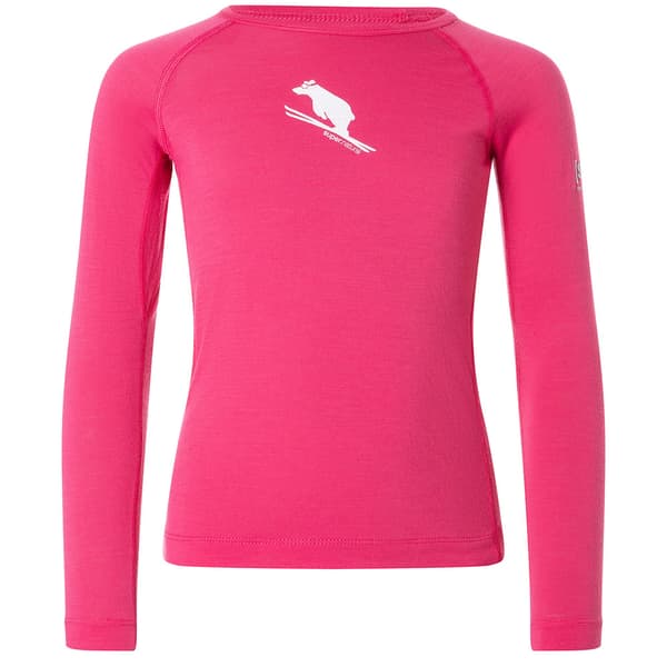 Super.natural Flear175 T-shirt Med Lange ærmer Rosa 140 cm