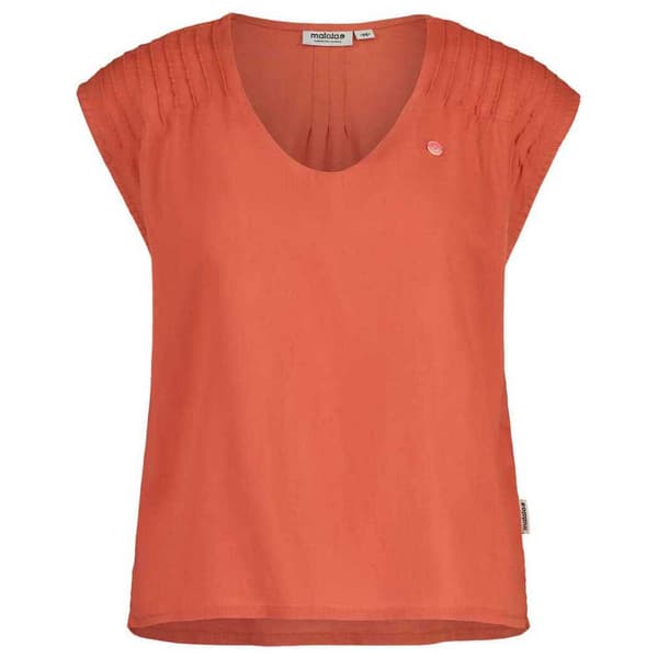 Maloja Angersteinm ärmlös T-shirt Orange XS Kvinna