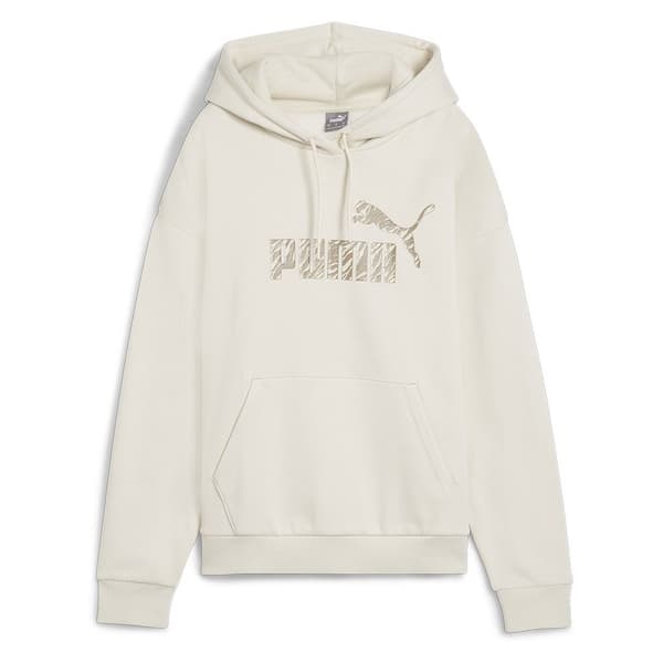 Puma Ess+ Animal Hættetrøje Beige XL Kvinde