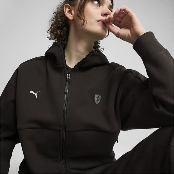 Puma Ferrari Style Sweatshirt Med Lynlås Sort S Kvinde
