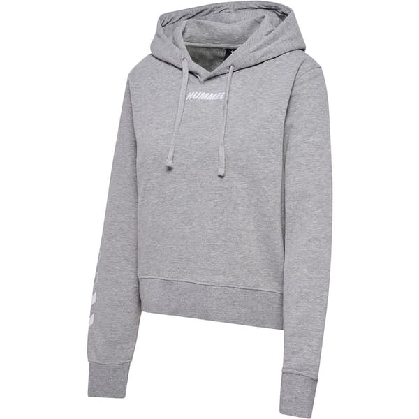 Hummel Elemental Cropped Huppari Harmaa M Nainen