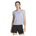 Miniatyrbillede 1 af 4: Adidas Own The Run Climacool 3 Stripes ærmeløs T-shirt  S Kvinde