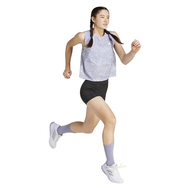 Adidas Own The Run Climacool 3 Stripes ærmeløs T-shirt  XS Kvinde