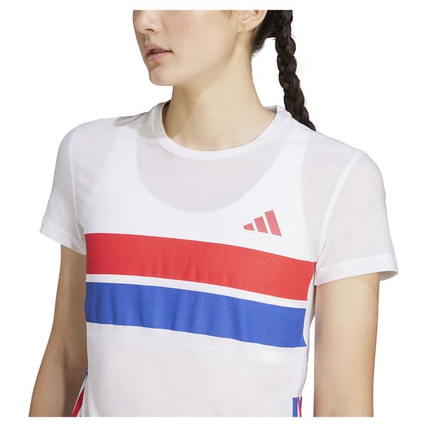 Adidas Adizero Retro T-shirt Med Korta ärmar L Kvinna