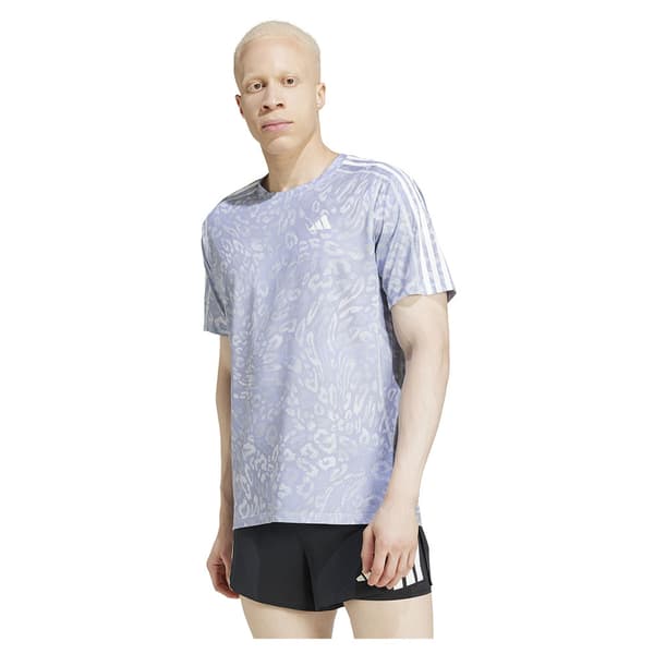Adidas Own The Run Climacool 3 Stripes T-shirt Med Korte ærmer  XL Mand