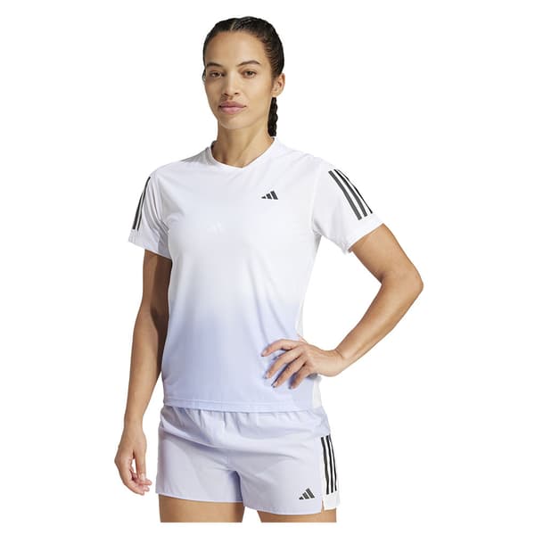 Adidas Own The Run Climacool Colorblock Lyhythihainen T-paita  L Nainen