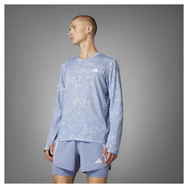 Adidas Own The Run Climacool 3 Stripes T-shirt Med Lång ärm  XL Man