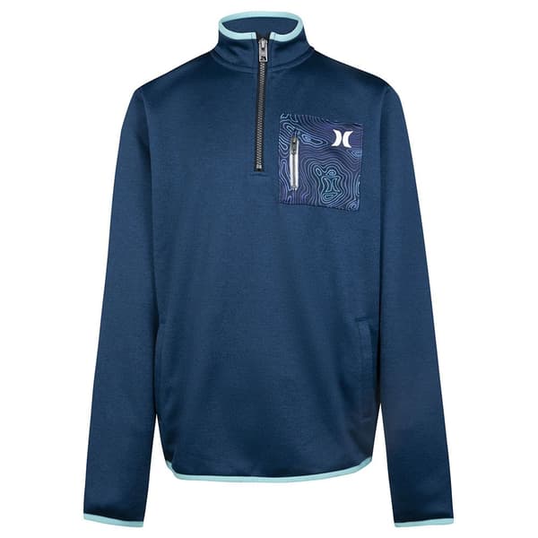 Hurley H2o-dri Solar Collegepaita Puolivetoketjulla Sininen 12-13 Years Poika