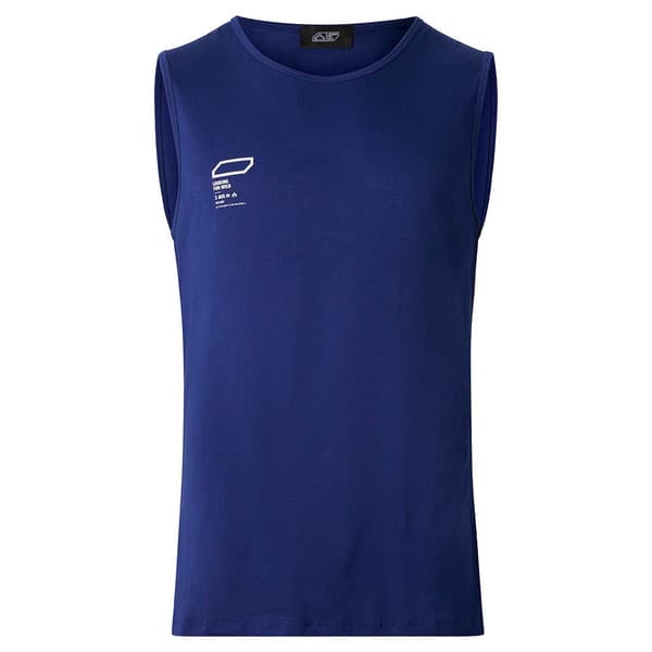 Looking For Wild Tank Top ærmeløs T-shirt Blå L Mand