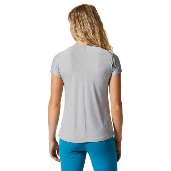 Mountain Hardwear Might Stripe T-shirt Med Korte ærmer Grå M Kvinde