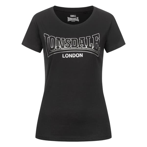 Lonsdale Rowrah T-shirt Med Korte ærmer 2 Enheder Grå XS Kvinde