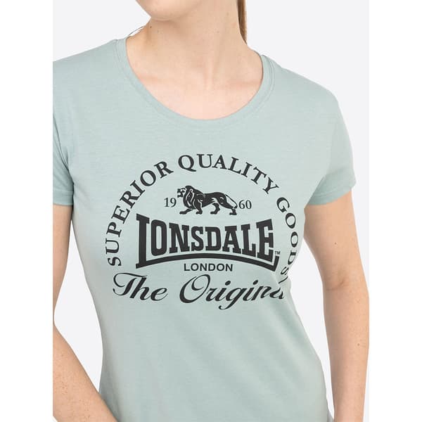 Lonsdale Rowrah T-shirt Med Korte ærmer 2 Enheder Grå XS Kvinde