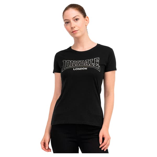 Lonsdale Rowrah T-shirt Med Korte ærmer 2 Enheder Grå XS Kvinde