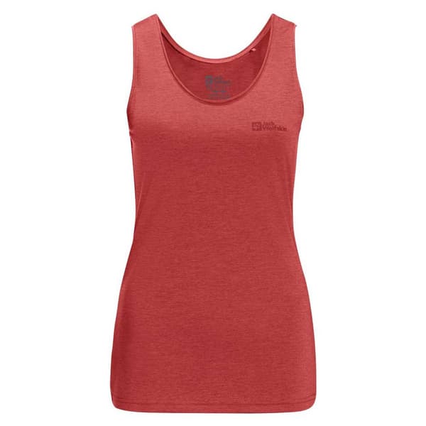 Jack Wolfskin Crosstrail ärmlös T-shirt Röd XS Kvinna