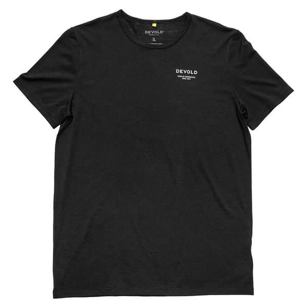 Devold Of Norway Active Worn By T-shirt Med Korte ærmer Sort S Mand
