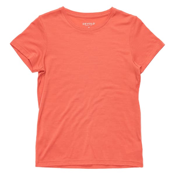Devold Of Norway Classic T-shirt Med Korta ärmar Röd,Orange M Kvinna
