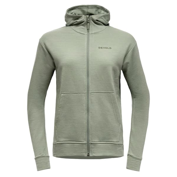 Devold Of Norway Everyday Sweatshirt Med Lynlås Grøn XS Kvinde