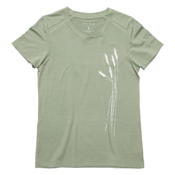 Devold Of Norway Oats T-shirt Med Korta ärmar Grönt L Kvinna