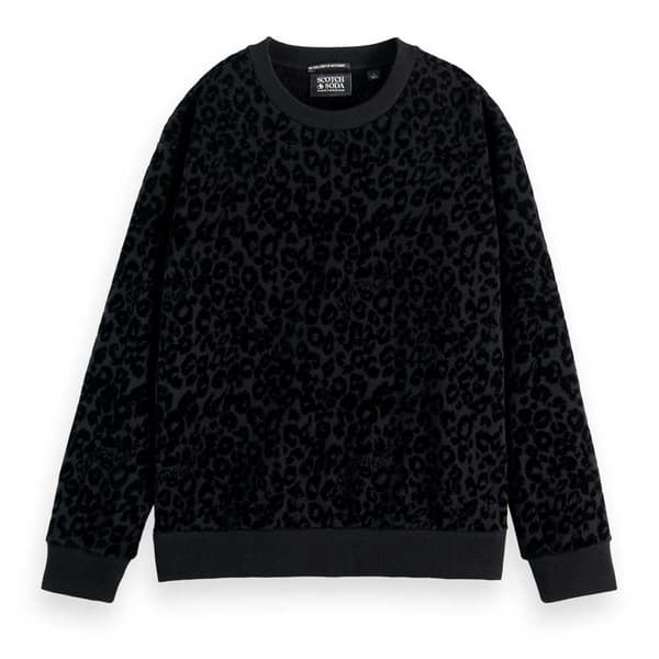 Scotch & Soda 177673 Collegepaita Musta M Nainen