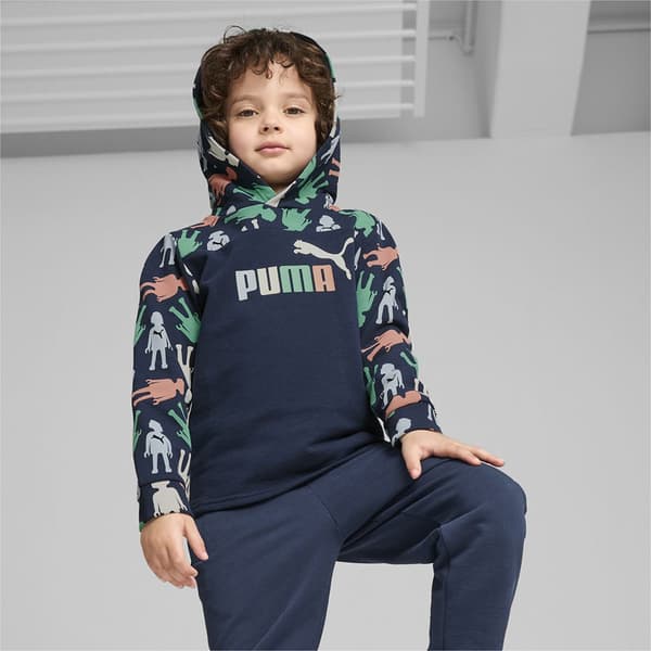 Puma X Playmobil Huvtröja Blå 7-8 Years Pojke