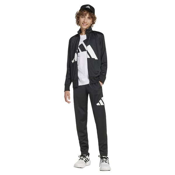 Adidas Essentials Big Logo Climacool Verkkapuku Musta 13-14 Years Poika