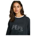 Pikkukuva 2 / 2: Pepe Jeans Luna Collegepaita Musta M Nainen