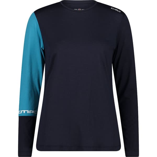 Cmp 33n3336 T-shirt Med Lange ærmer Blå XS Kvinde