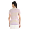 Miniatyrbillede 2 af 7: Icebreaker Merino 125 Cool Lite Wave Stripe T-shirt Med Korte ærmer Lilla XL Kvinde
