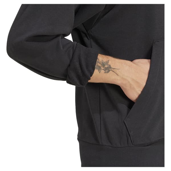 Adidas Essentials Feelcozy French Terry Hættetrøje Sort M / Regular Mand