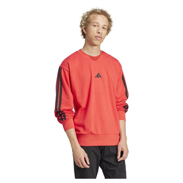 Adidas Essentials 3 Stripes French Terry Sweatshirt Orange L / Regular Mand