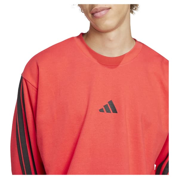 Adidas Essentials 3 Stripes French Terry Sweatshirt Orange L / Regular Mand