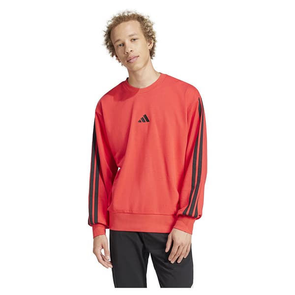 Adidas Essentials 3 Stripes French Terry Sweatshirt Orange L / Regular Mand