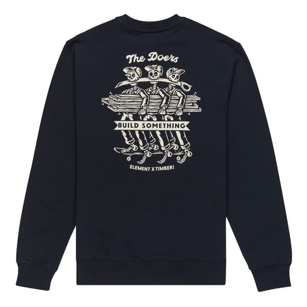 Element Timber Skeleton Gang Sweatshirt Blå M Mand