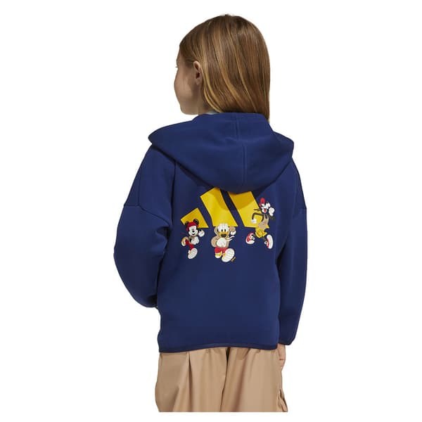 Adidas X Disney Mickey Mouse Kokovetoketjullinen Collegepaita Sininen 7-8 Years Poika