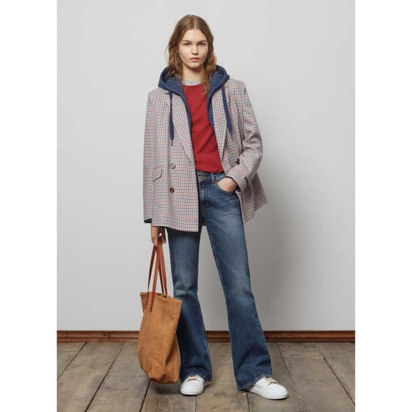 Pepe Jeans Felicity Sweatshirt Med Lynlås Blå XL Kvinde