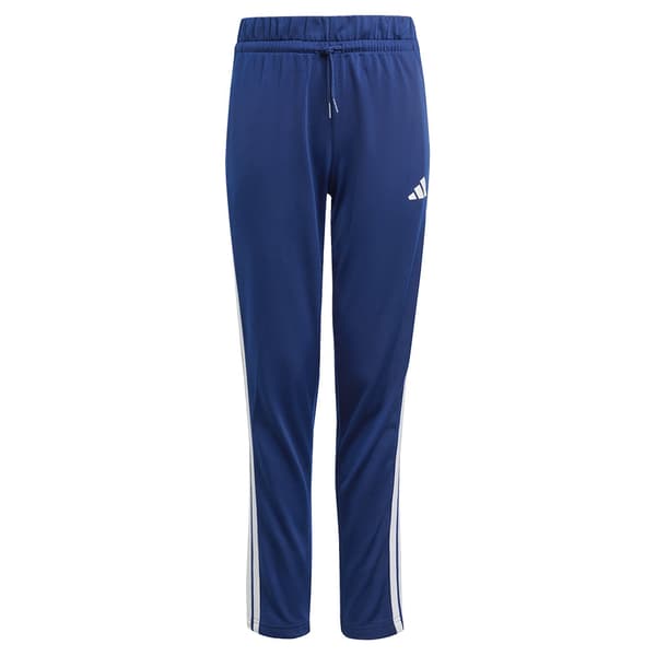 Adidas Seasonal Essentials Tiberio 3 Stripes Tricot Träningsdräkt Blå 11-12 Years Pojke