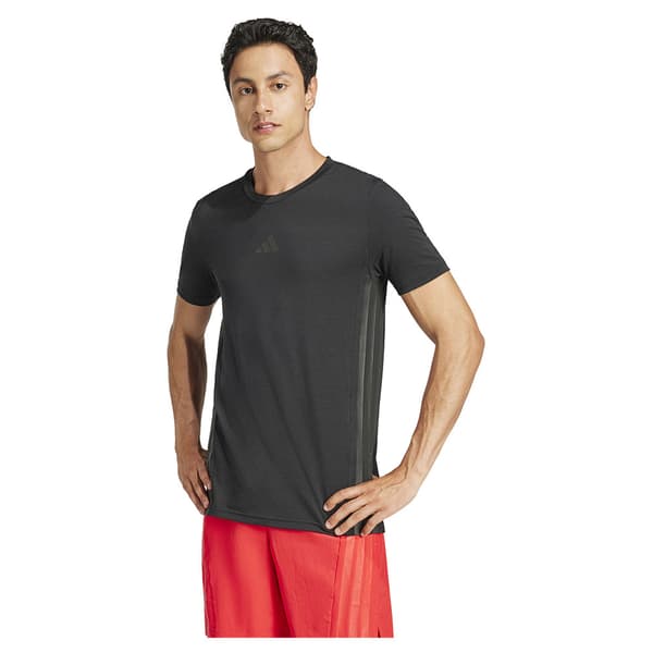 Adidas Designed 4 Training 3 Stripes Lyhythihainen T-paita  M / Regular Mies