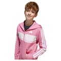 Miniatyrbild 9 av 10: Adidas Seasonal Essentials Tiberio 3 Stripes Fleece Träningsdräkt Rosa 11-12 Years Pojke
