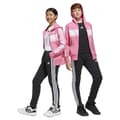 Miniatyrbild 1 av 10: Adidas Seasonal Essentials Tiberio 3 Stripes Fleece Träningsdräkt Rosa 11-12 Years Pojke
