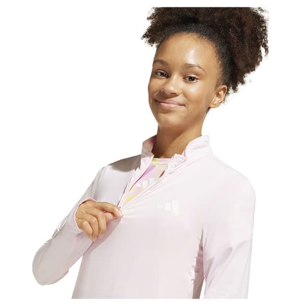 Adidas All Sports Favorite Halv Dragkedja Långärmad T-shirt 14-15 Years Pojke