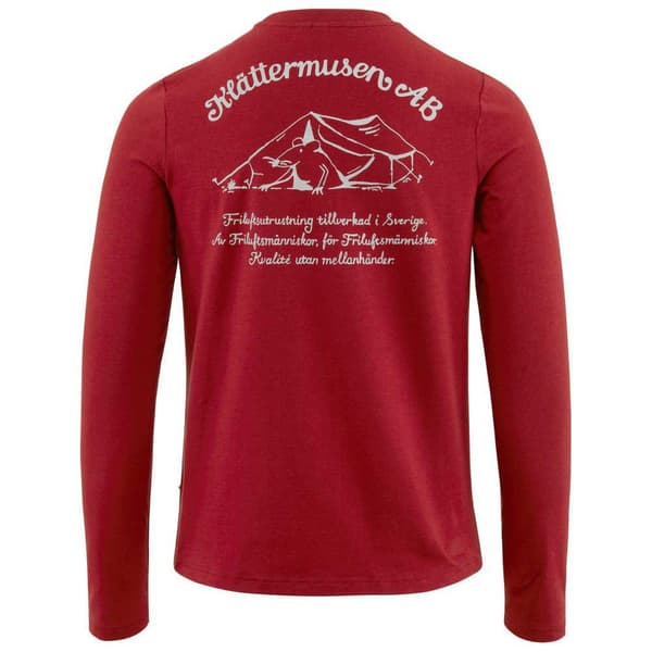 KlÄttermusen Runa Verkstad Ab T-shirt Med Lange ærmer Rød 2XS Kvinde