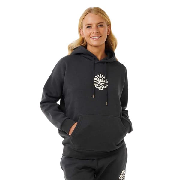 Rip Curl Icons Of Surf Heritage Huvtröja Svart S Kvinna