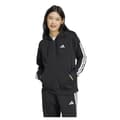 Miniatyrbild 1 av 6: Adidas Essentials 3 Stripes Fleece Sweatshirt Med Dragkedja Svart L Kvinna