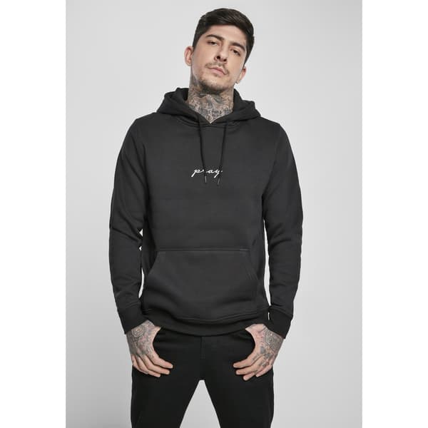 Mister Tee Pray Emb Sweatshirt Sort S Mand