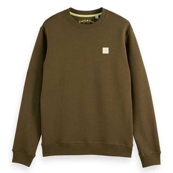 Scotch & Soda Essential Logo Badge Tröja Brun S Man